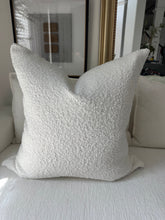 Load image into Gallery viewer, White Bouclé Pillow