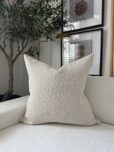 Load image into Gallery viewer, Natural Eggshell Bouclé Pillow