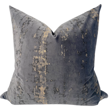 Load image into Gallery viewer, Slate Grey Abstract Pillow
