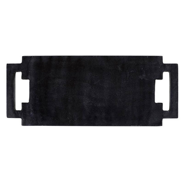 Black Double Handle Marble Board
