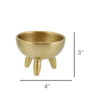Load image into Gallery viewer, Taper Candle & Incense Holder - Brass