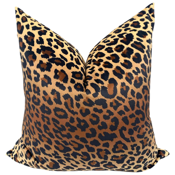 Leopard Velvet Pillow