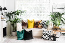 Load image into Gallery viewer, Zebra Velvet Pillow