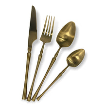 Load image into Gallery viewer, Alexandria 16-Piece Gold Flatware Set (2 Color Options)