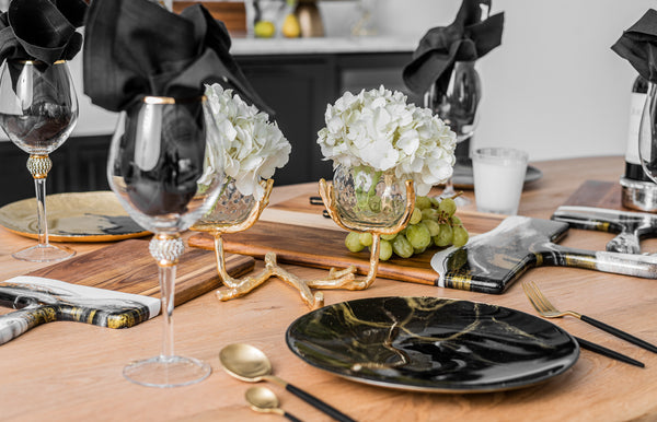 Gold 2 Branch Centerpiece