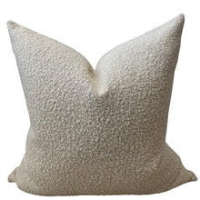 Load image into Gallery viewer, Natural Eggshell Bouclé Pillow
