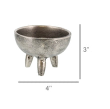 Load image into Gallery viewer, Taper Candle & Incense Holder - Silver