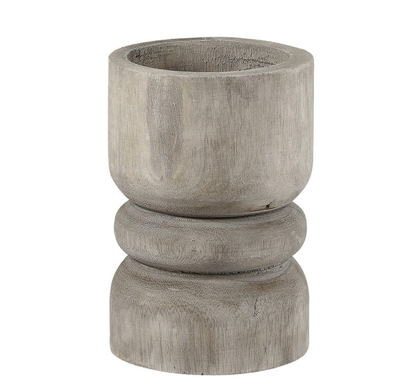 Grey Succulent Pillar (Size Options)
