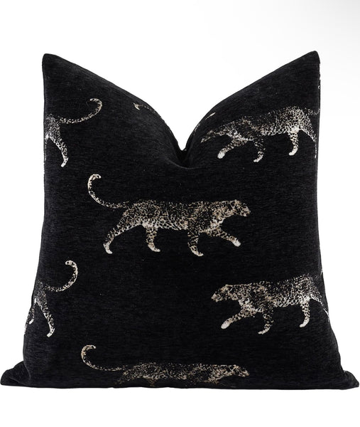 Leopard Chenille Jacquard Pillow