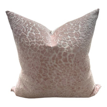 Load image into Gallery viewer, Pink Leopard Velvet Cut Pillow
