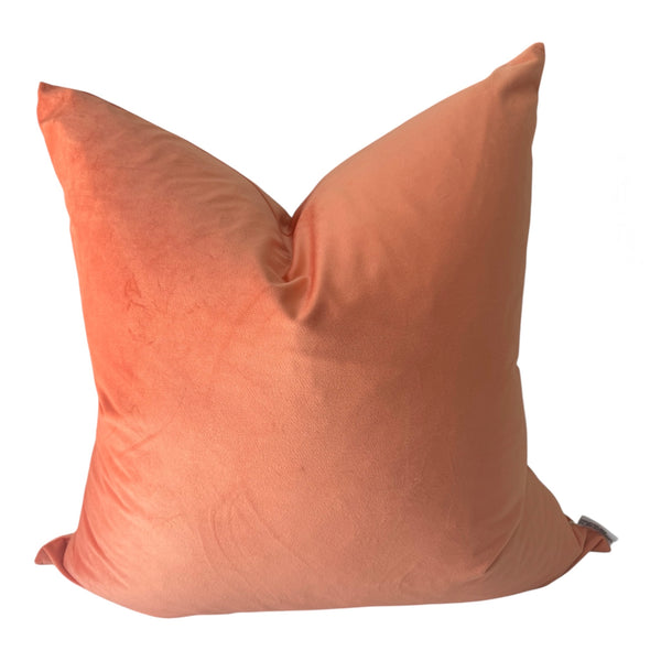 Peach Velvet Pillow