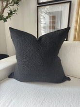 Load image into Gallery viewer, Black Steele Bouclé Pillow
