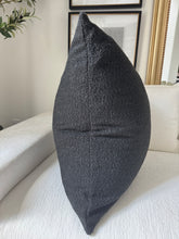 Load image into Gallery viewer, Black Steele Bouclé Pillow
