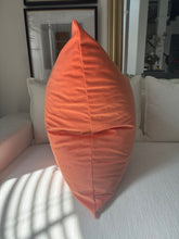 Load image into Gallery viewer, Peach Velvet Pillow
