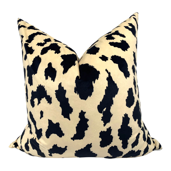 Leopard Velvet Pillow