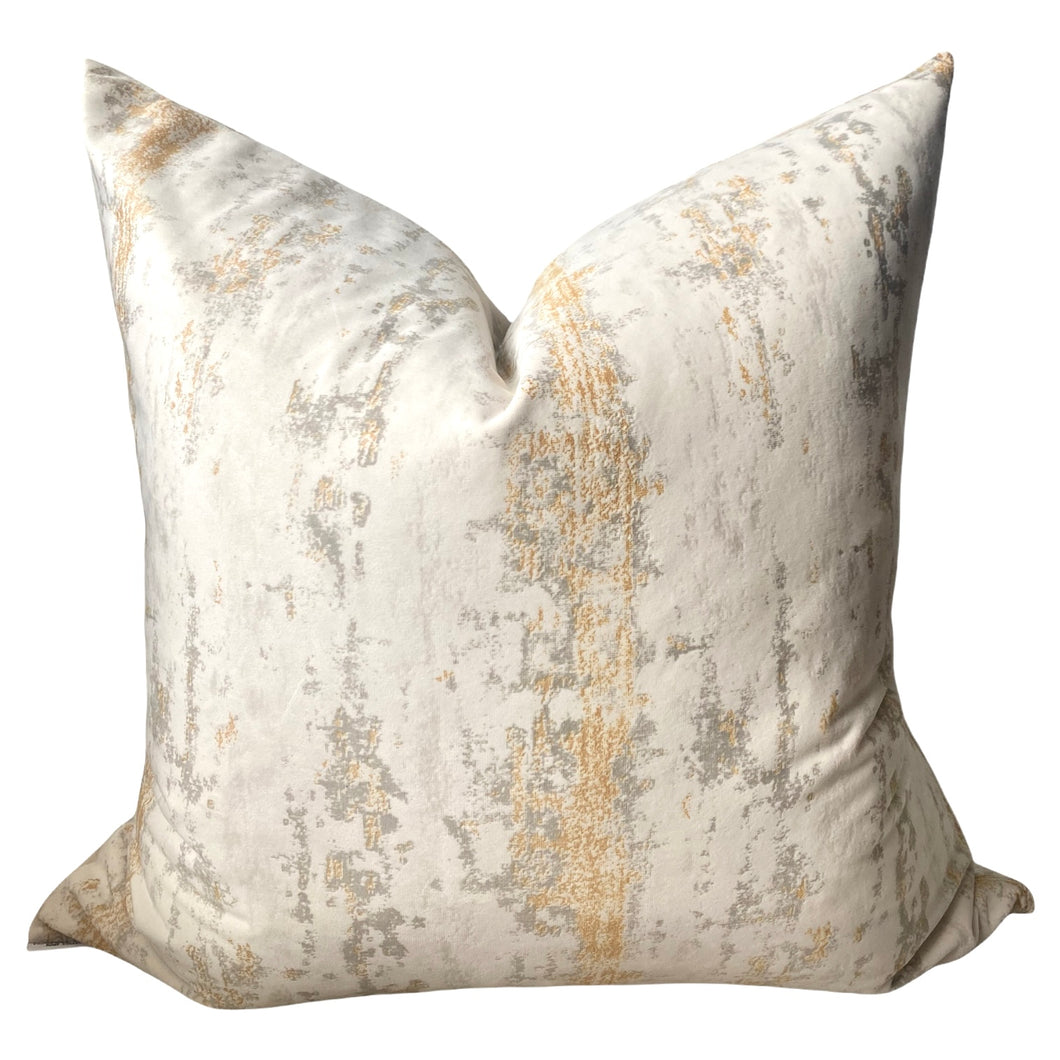 Ivory Abstract Pillow