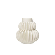 Load image into Gallery viewer, Pleated Stoneware Vase
