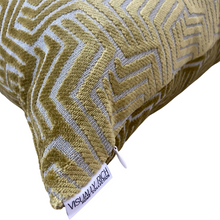 Load image into Gallery viewer, Chartreuse Velvet Cut Pillow
