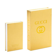 Designer-Inspired Storage Book - G Gold