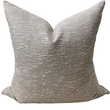 Load image into Gallery viewer, Gray and White Bouclé Pillow
