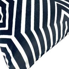 Load image into Gallery viewer, Black Maze Abstract Pillow
