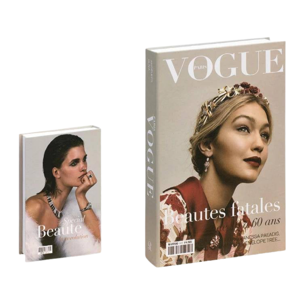 Designer-Inspired Storage Book - VOGUE Beautes Fatales