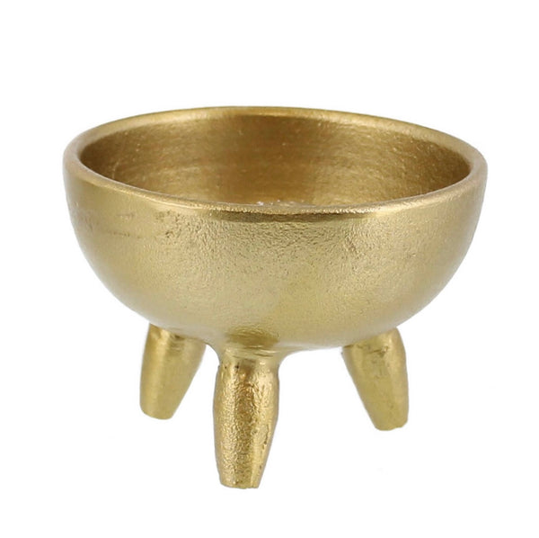 Taper Candle & Incense Holder - Brass