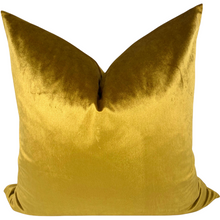 Load image into Gallery viewer, 24K Gold Luxe Velvet Pillow

