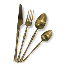 Load image into Gallery viewer, Alexandria 16-Piece Gold Flatware Set (2 Color Options)
