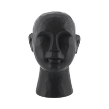 Load image into Gallery viewer, Gris Geometric Bust, Ceramic - Black

