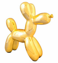 Load image into Gallery viewer, Gold Balloon Dog Bank - (Size Options)

