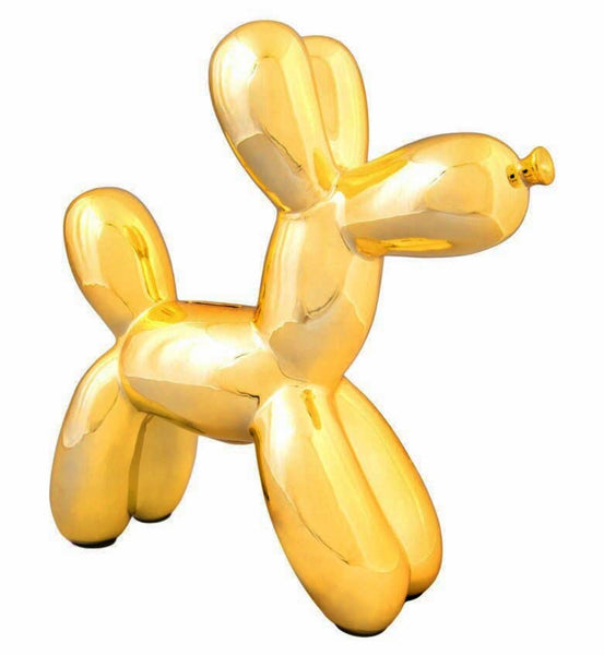 Gold Balloon Dog Bank - (Size Options)