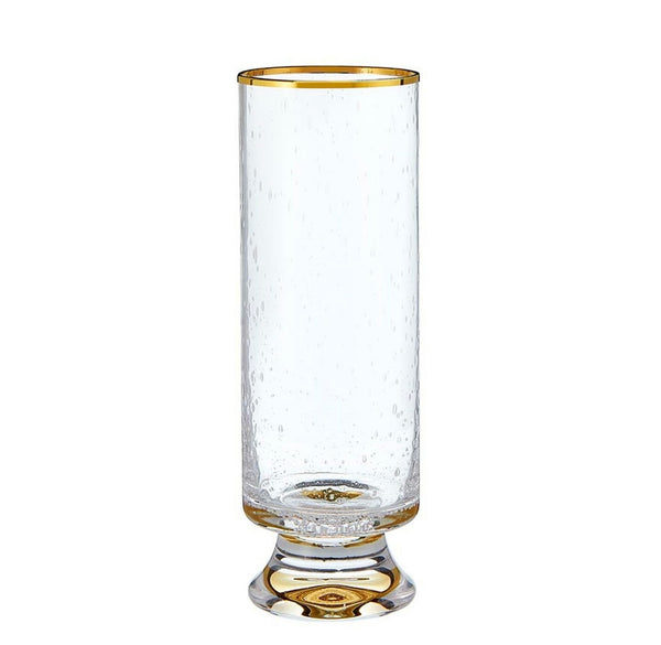 Gold Rimmed Champagne Glass
