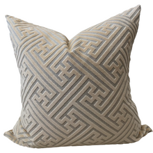 Load image into Gallery viewer, Ivory Luxe Velvet Cut Pillow
