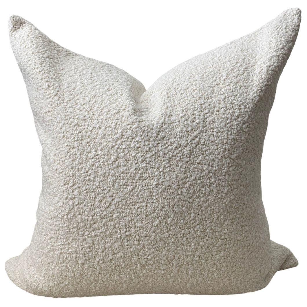 Ivory Bouclé Pillow