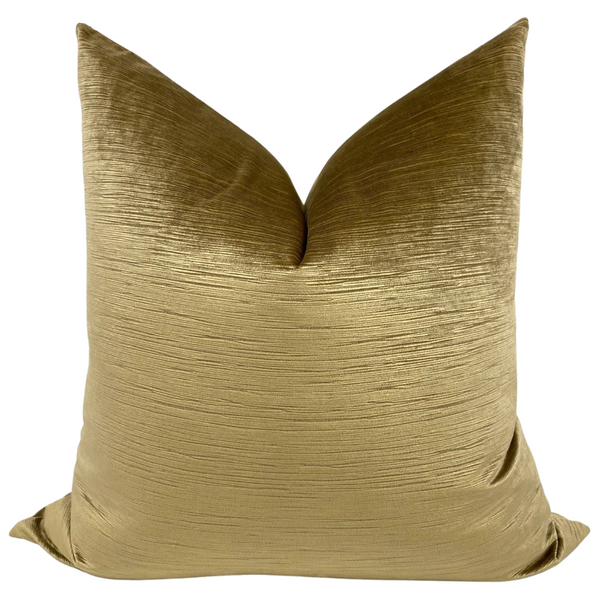 Champagne Toast - Textured Velvet Pillow